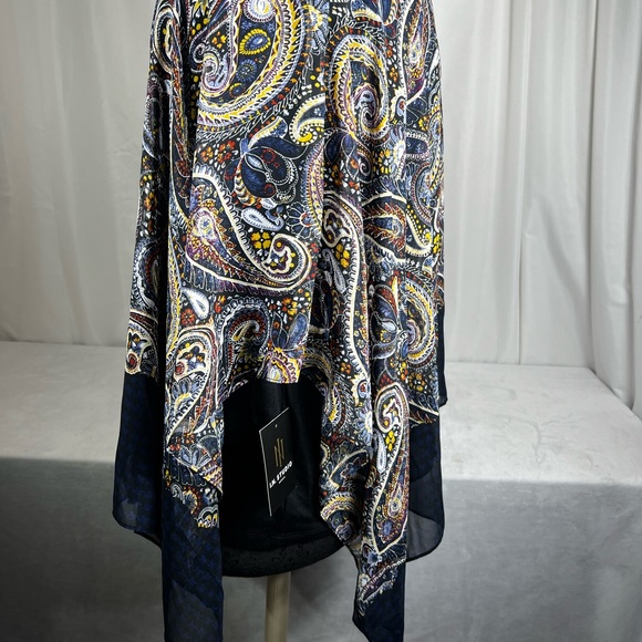 I.N. Studio Women's Paisley Sleeveless Blouse Size 2X - Picture 12 of 16